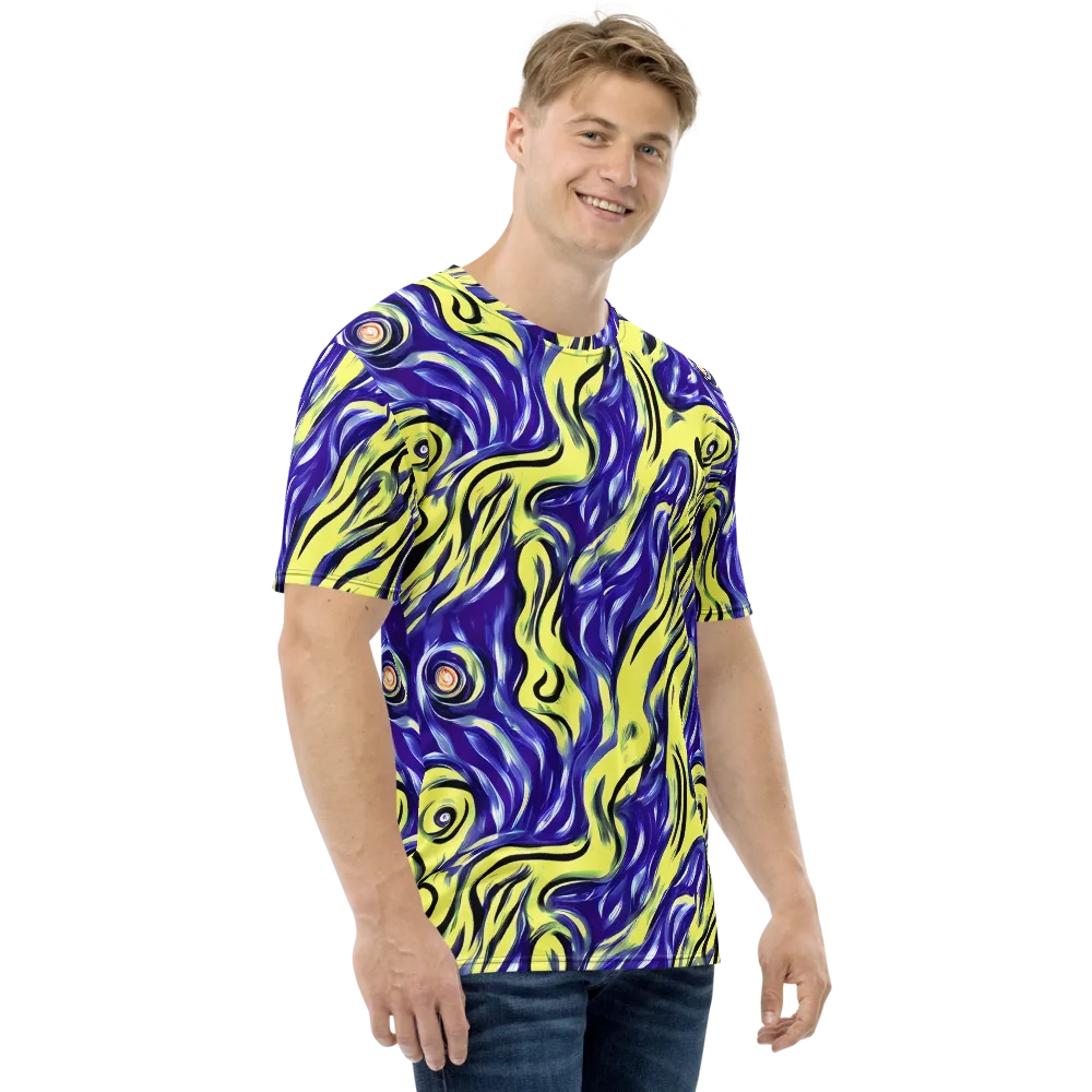 Royal Riptide on Men's Crew Neck T-Shirt — Right