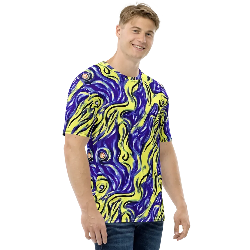 Royal Riptide on Men's Crew Neck T-Shirt — Right