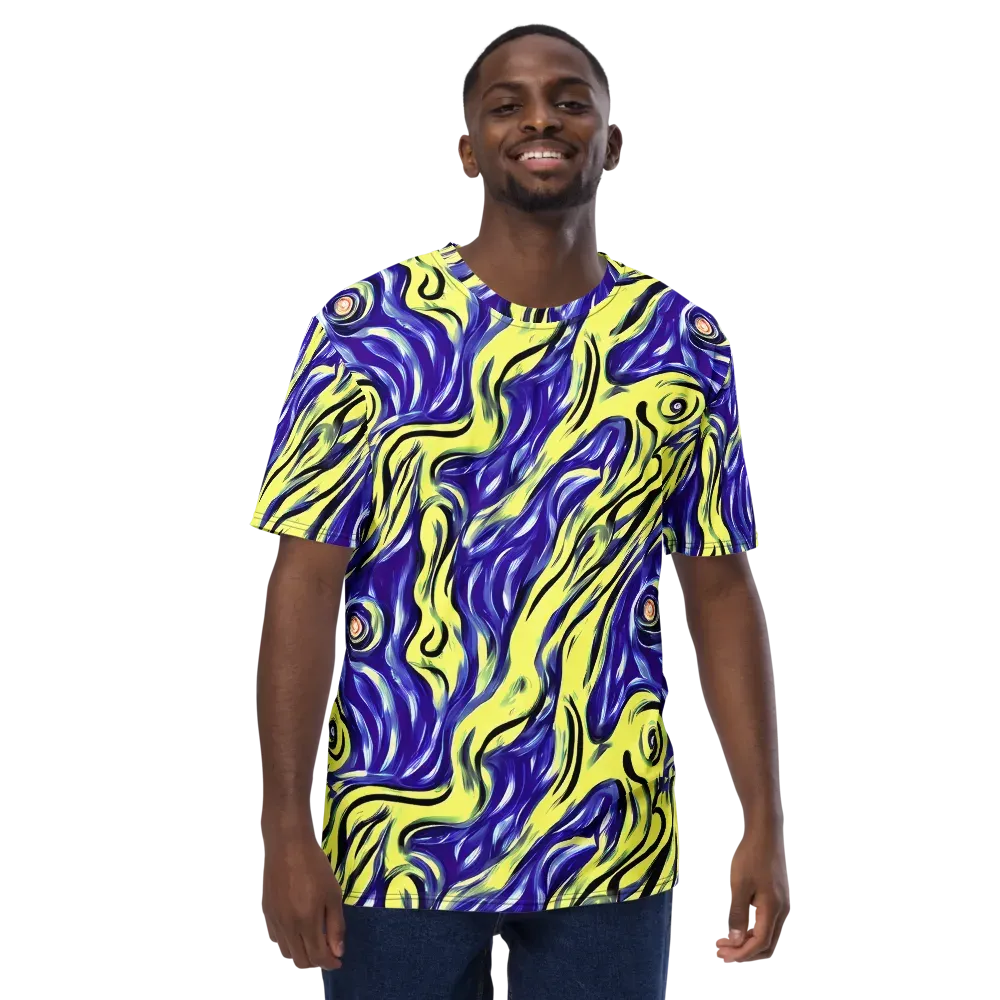 Royal Riptide on Men's Crew Neck T-Shirt — Front