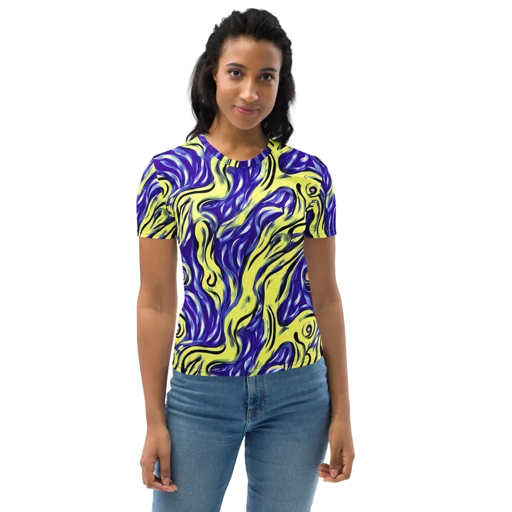 Royal Riptide on Women's Crew Neck T-Shirt — Front