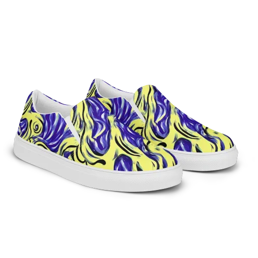 Royal Riptide on a Women's Slip-On Canvas Shoes