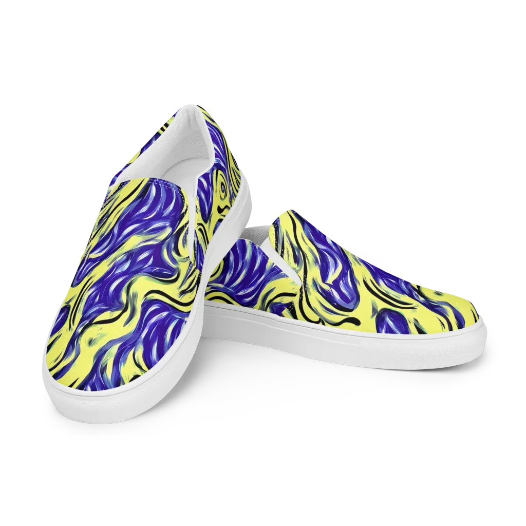 Royal Riptide on Women's Slip-On Canvas Shoes — Left Front