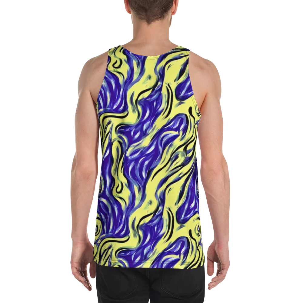 Royal Riptide on Men's Tank Top — Back