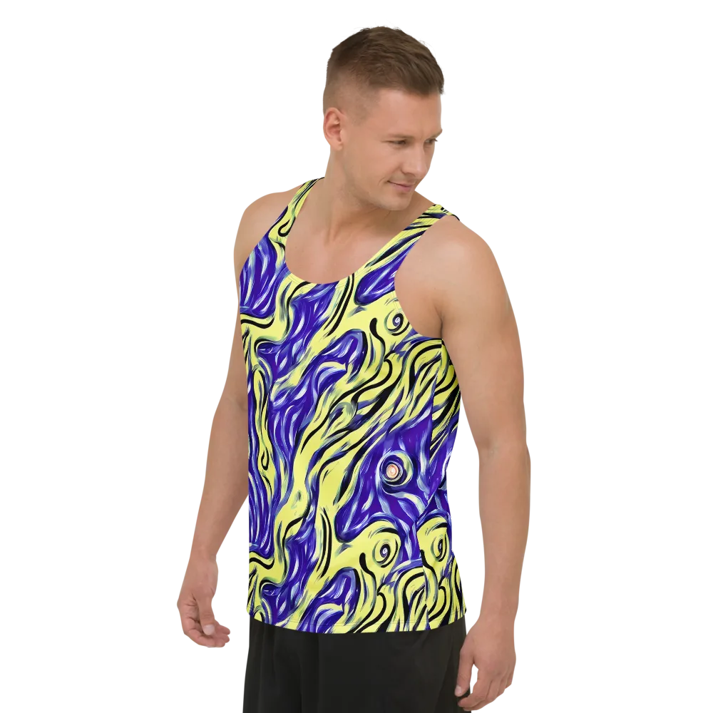 Royal Riptide on Men's Tank Top — Left Front