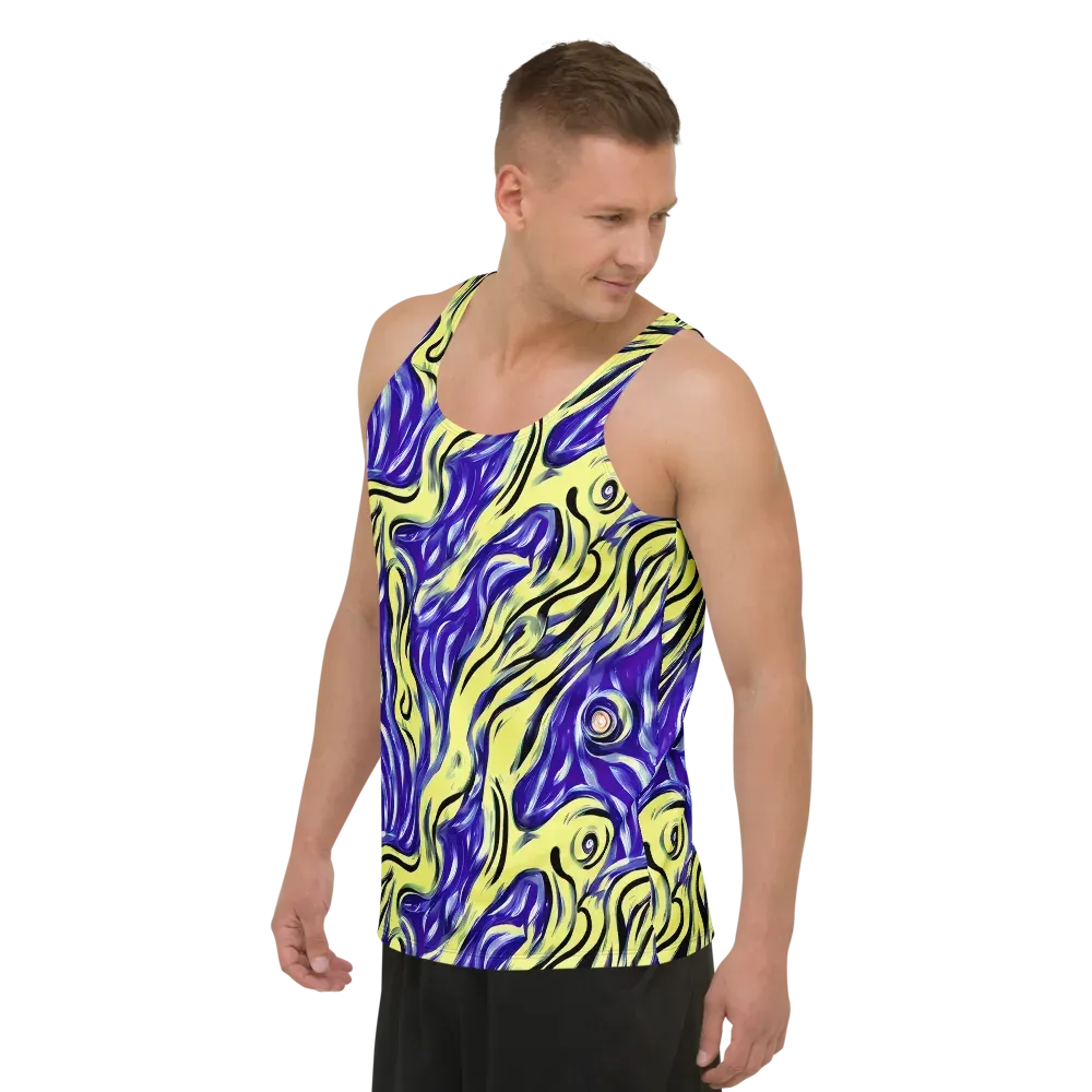 Royal Riptide on Men's Tank Top — Left Front