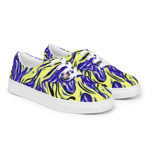 Royal Riptide on a Men's Lace-Up Canvas Shoes