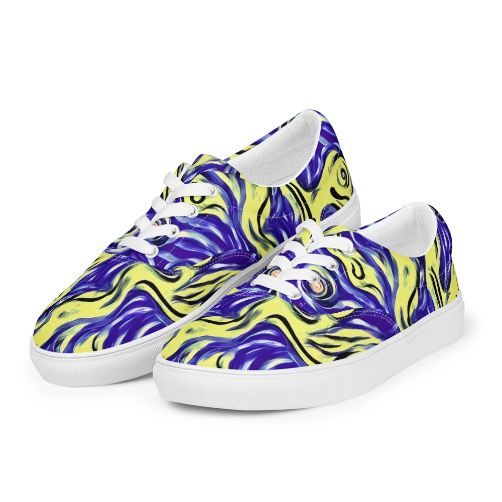 Royal Riptide on Men's Lace-Up Canvas Shoes — Left Front