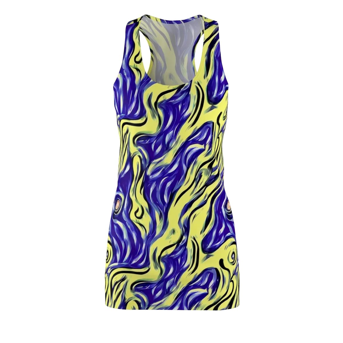Royal Riptide on Racerback Dress — Front
