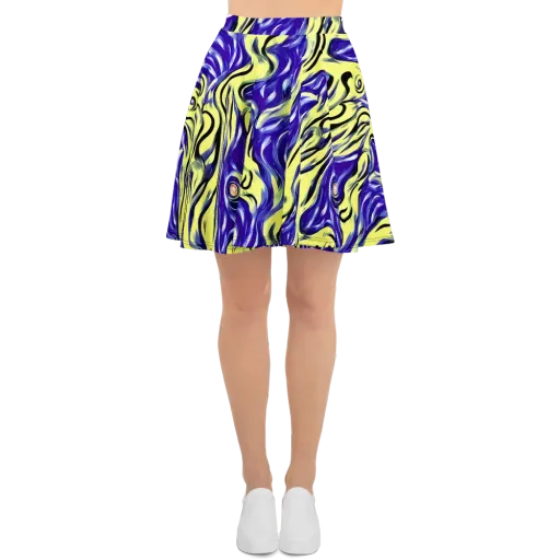 Royal Riptide on a Skater Skirt