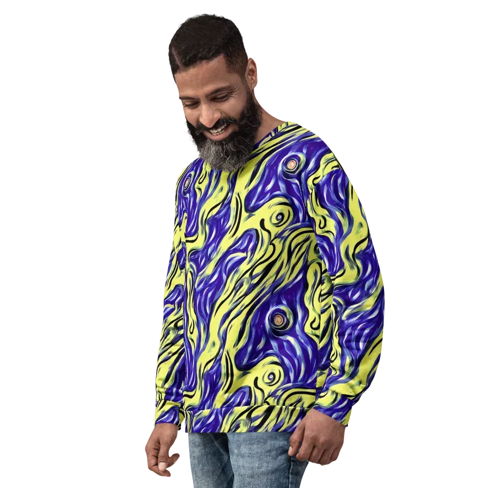 Royal Riptide on Sweatshirt — Left Front