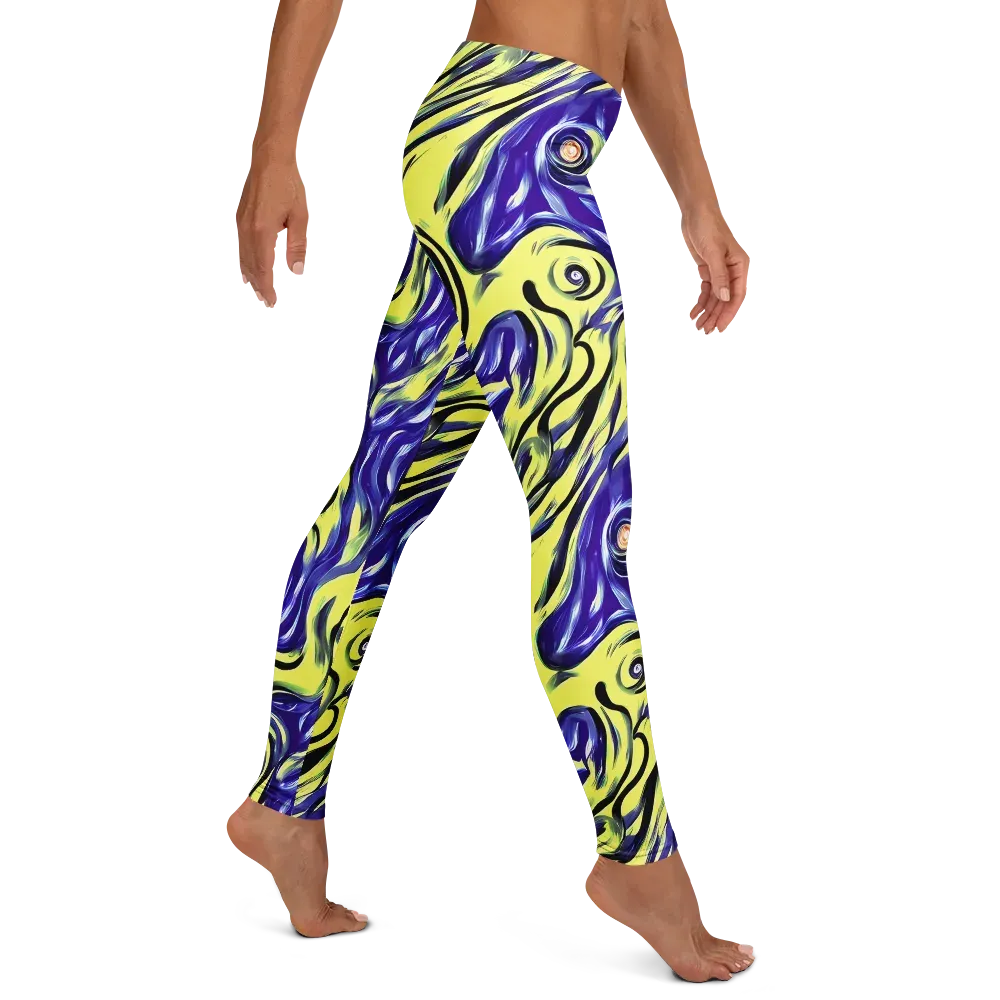 Royal Riptide on Leggings — Right