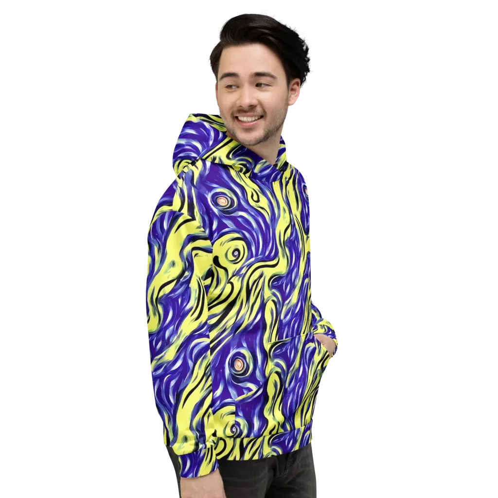 Royal Riptide on Hoodie — Right