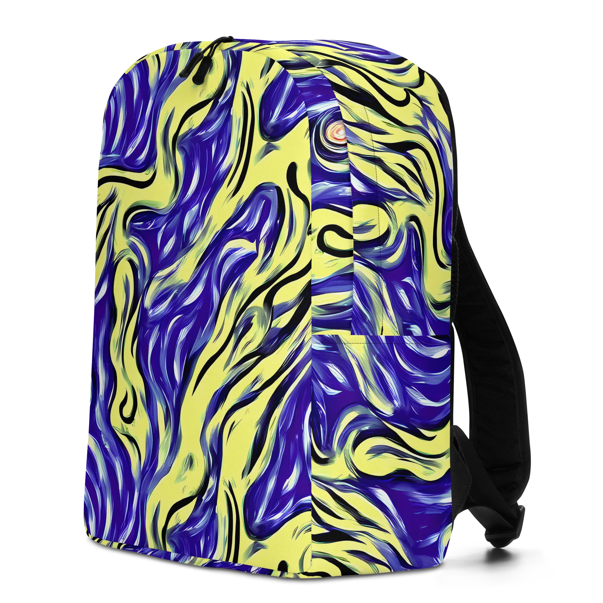 Royal Riptide on Minimalist Backpack — Left