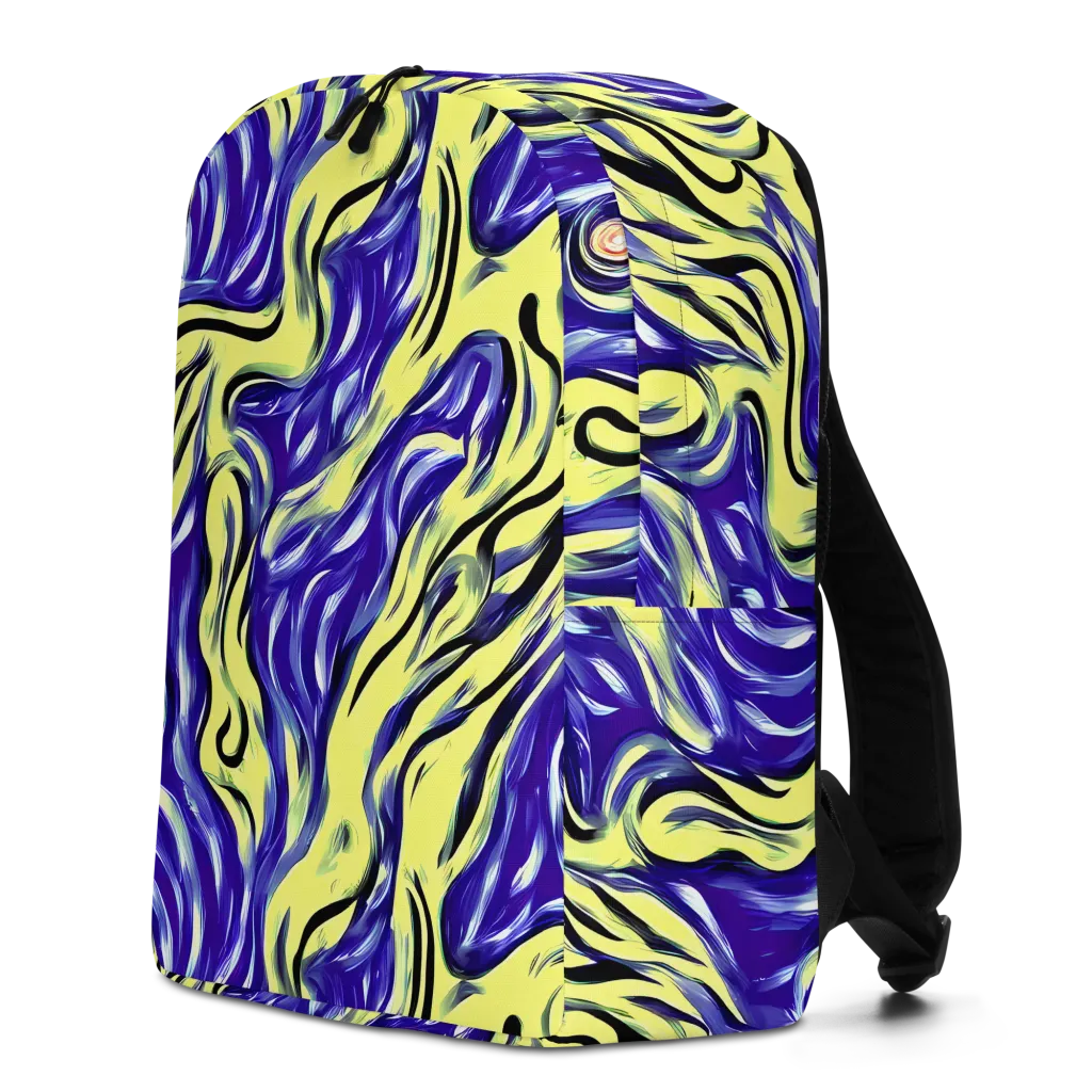 Royal Riptide on Minimalist Backpack — Left