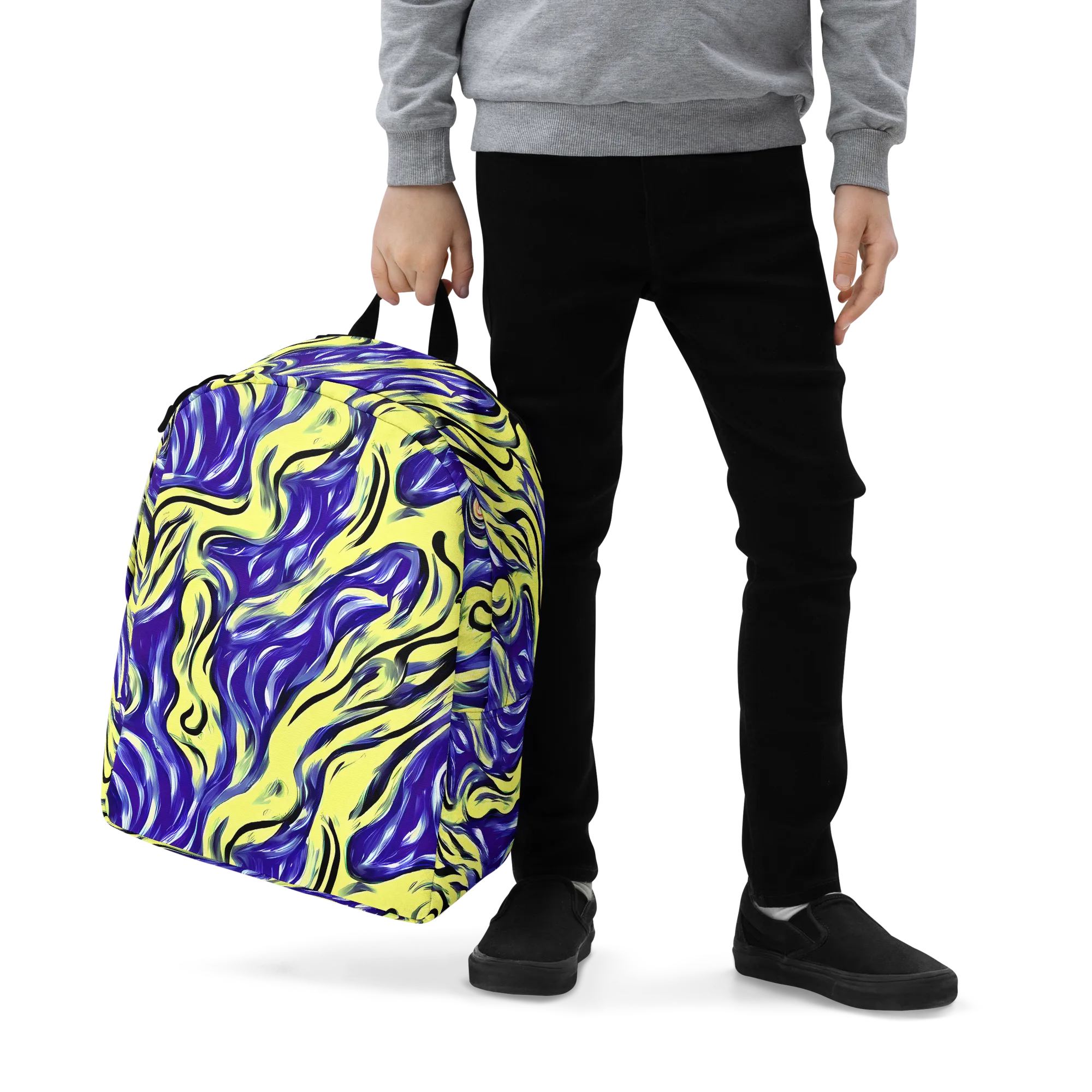 Royal Riptide on Minimalist Backpack — Zoomed-in