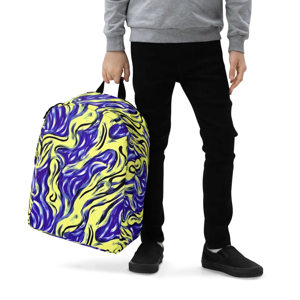 Royal Riptide on Minimalist Backpack — Zoomed-in