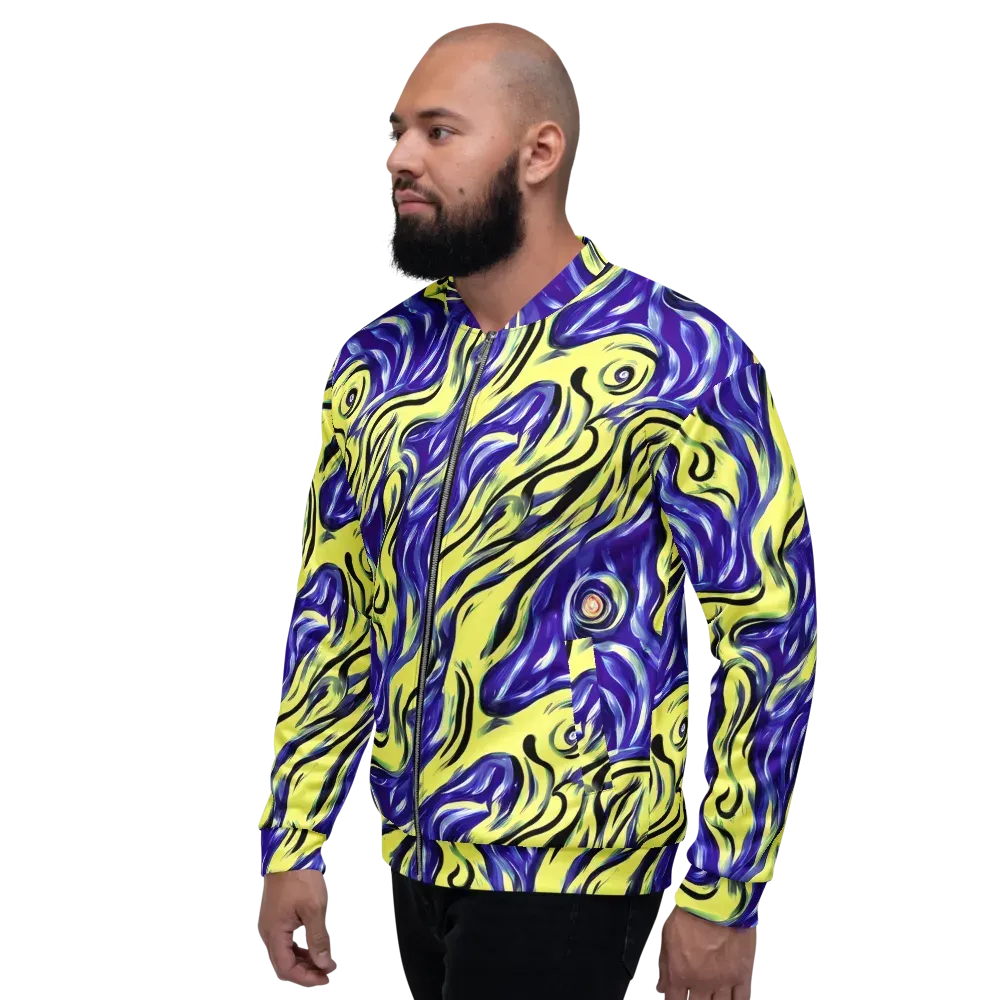 Royal Riptide on Bomber Jacket — Left