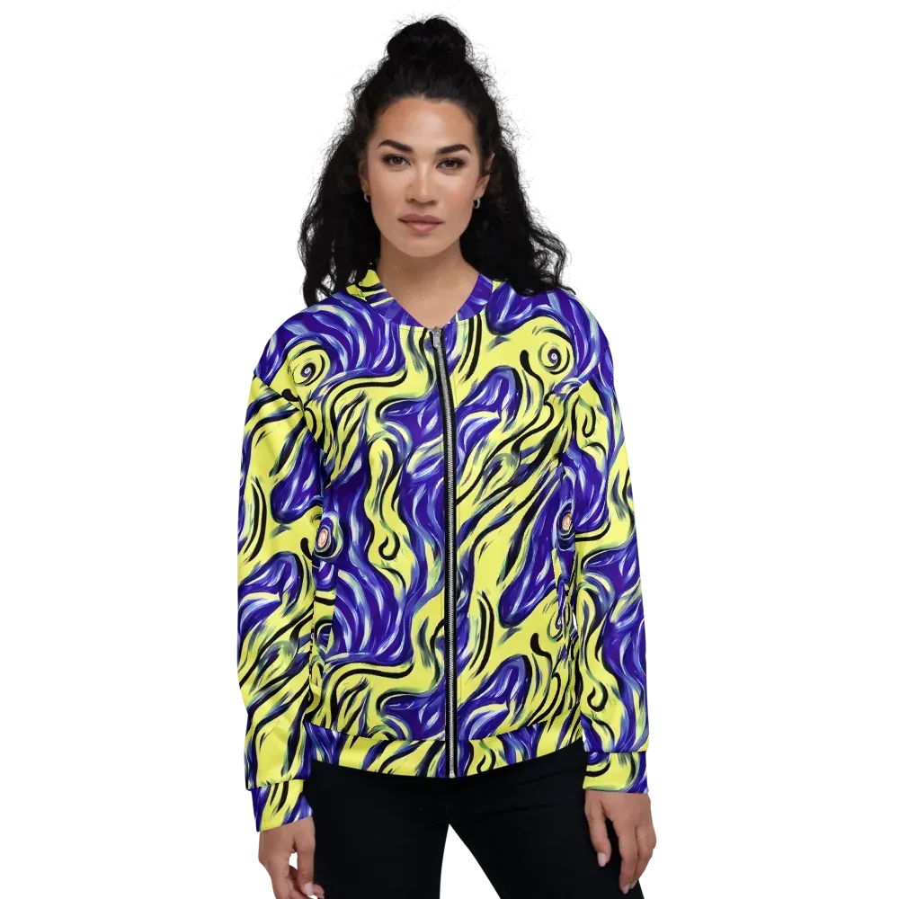 Royal Riptide on Bomber Jacket — Front