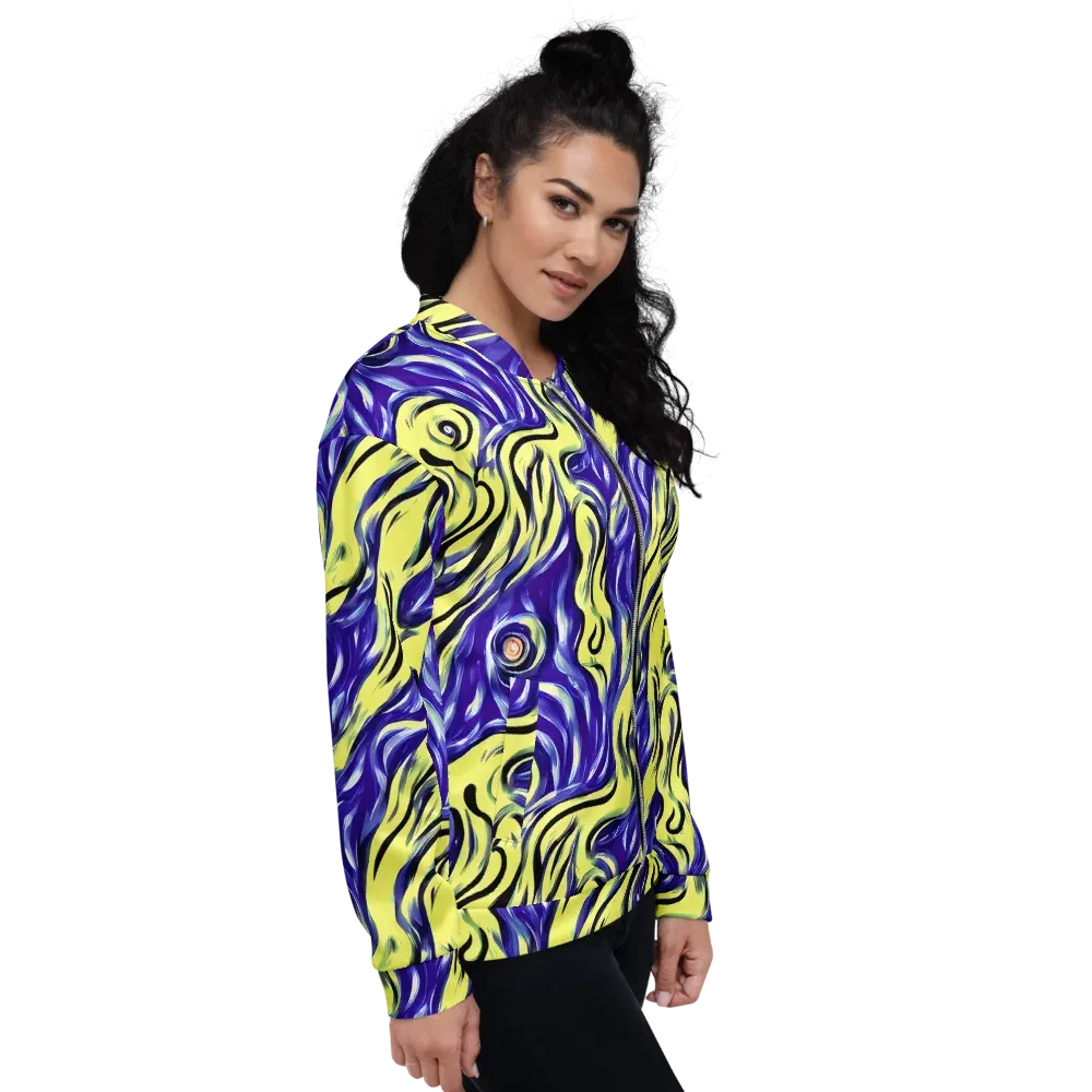 Royal Riptide on Bomber Jacket — Right