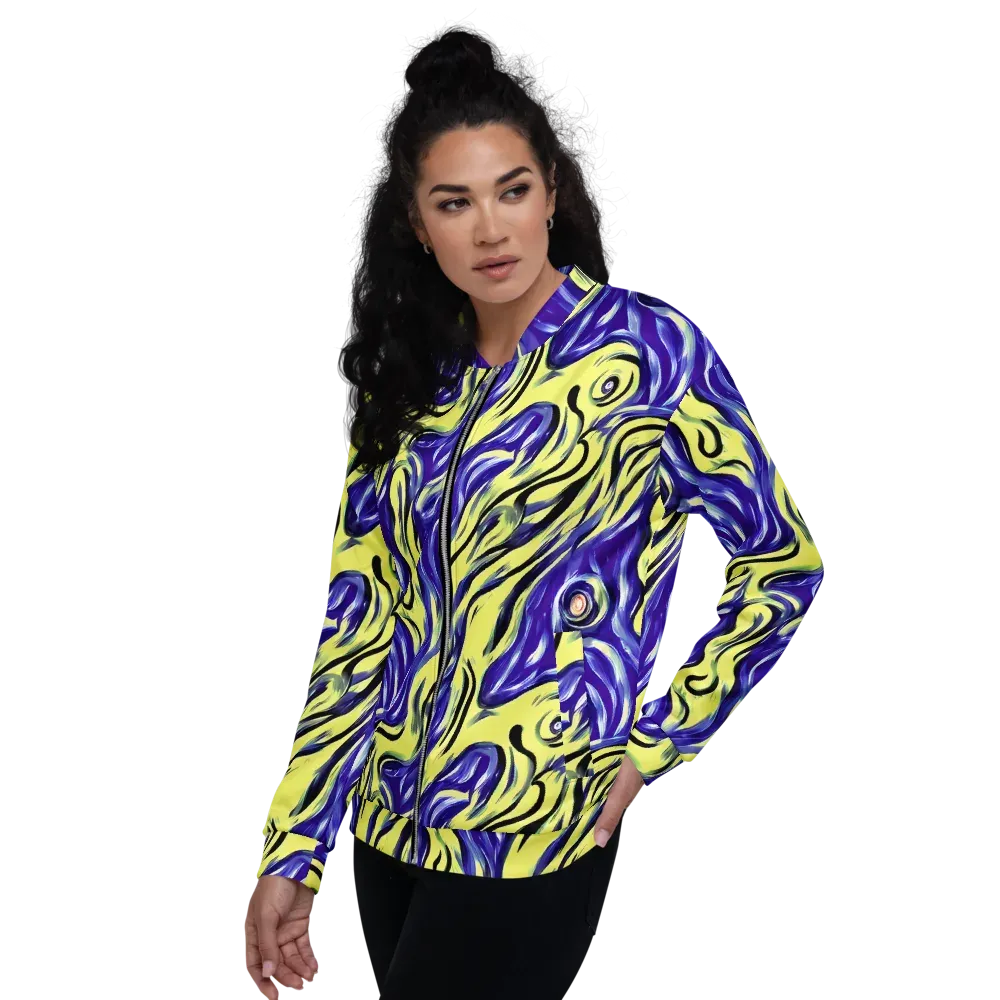 Royal Riptide on Bomber Jacket — Left