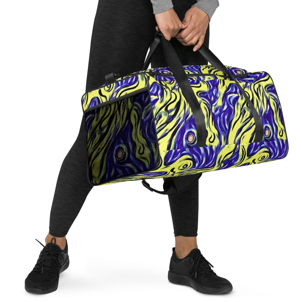 Royal Riptide on Duffle Bag — Right Front