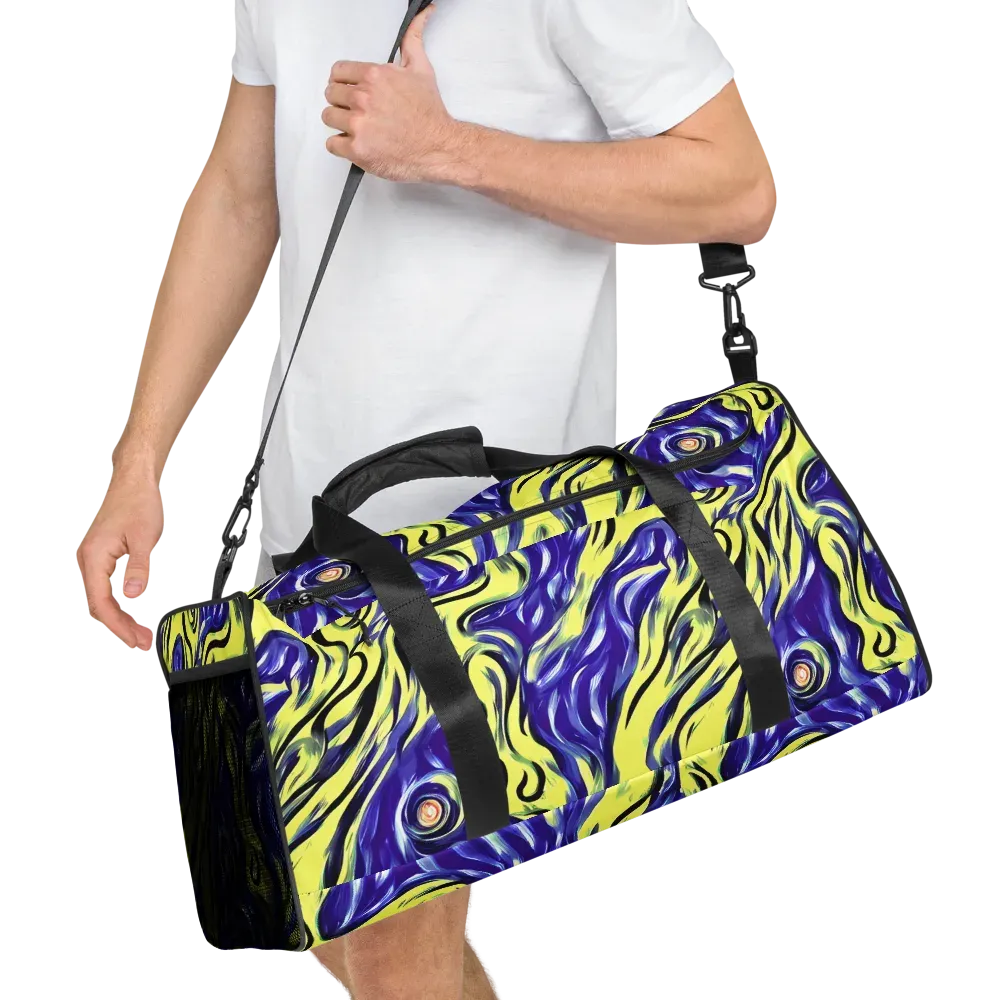 Royal Riptide on Duffle Bag — Right Front