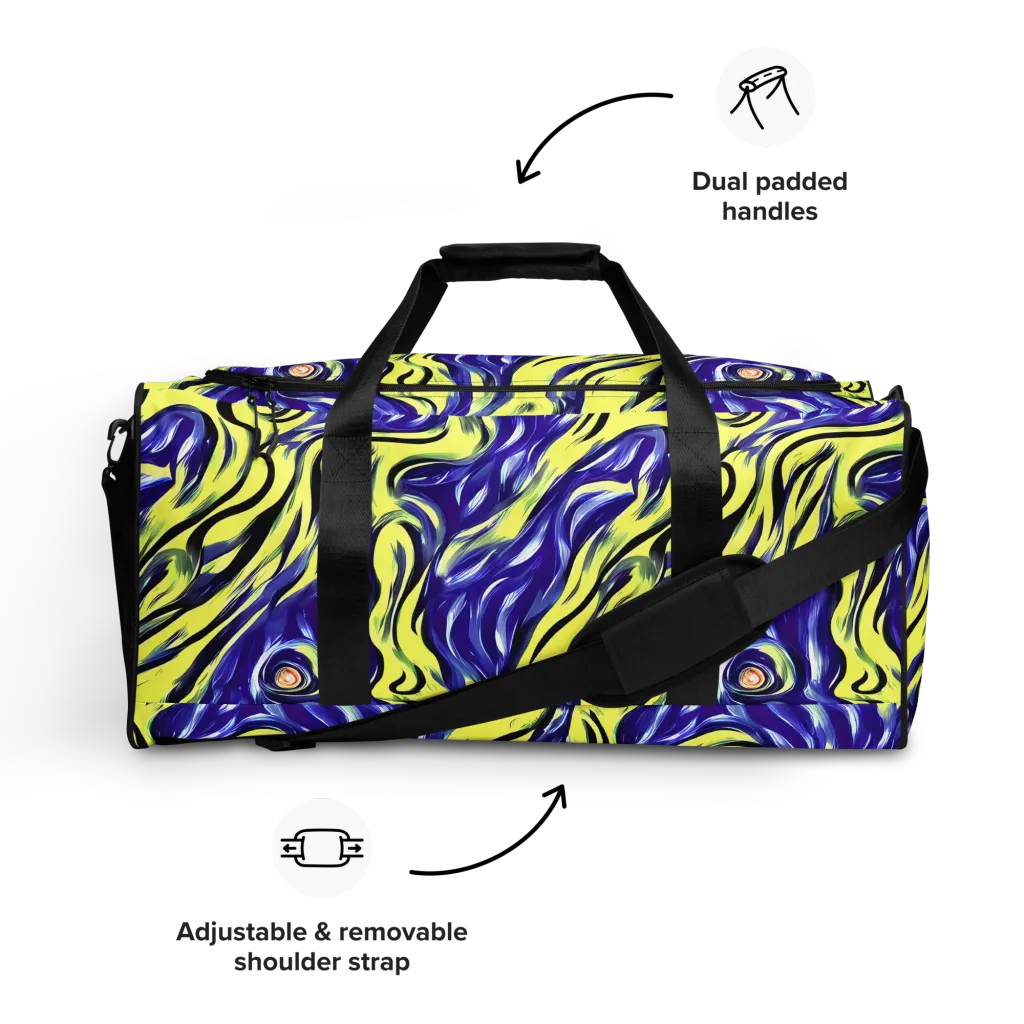 Royal Riptide on Duffle Bag — Front