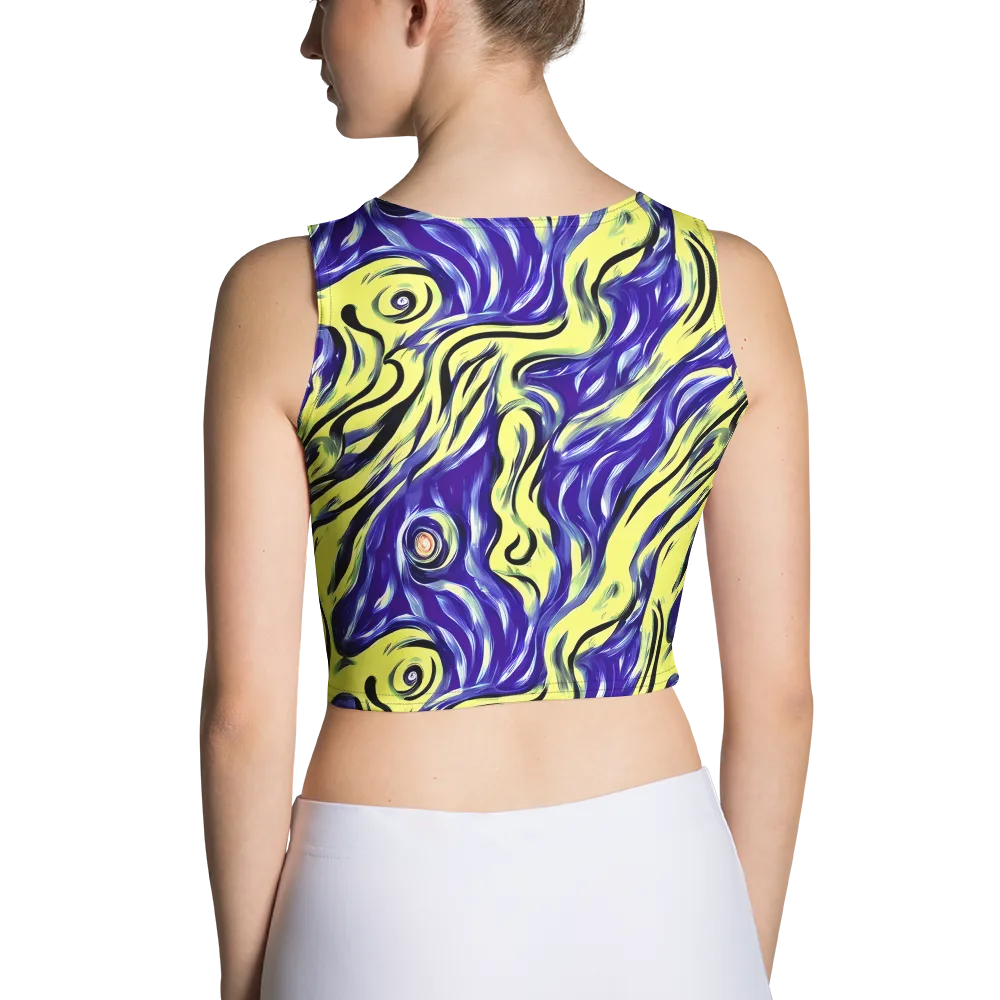 Royal Riptide on Crop Top — Back