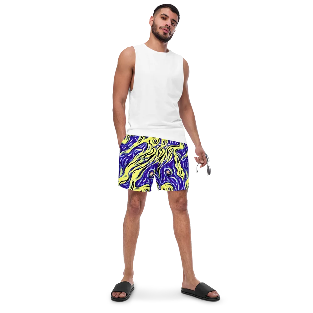Royal Riptide on Swim Trunks — Front