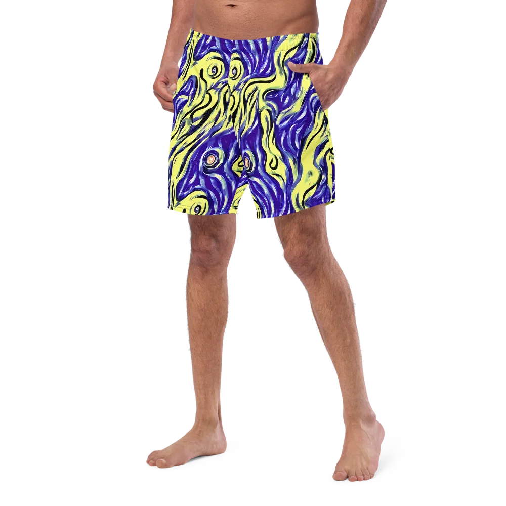 Royal Riptide on Swim Trunks — Left Front
