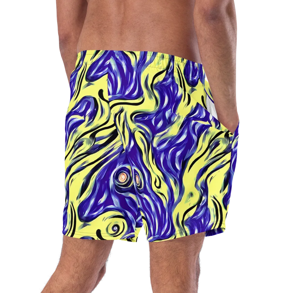 Royal Riptide on Swim Trunks — Right Back