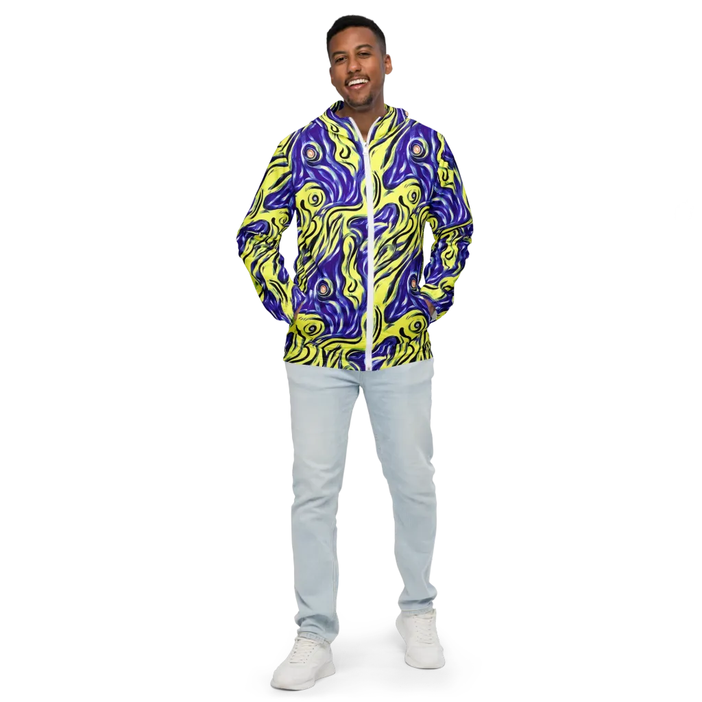 Royal Riptide on Men's Windbreaker — Front