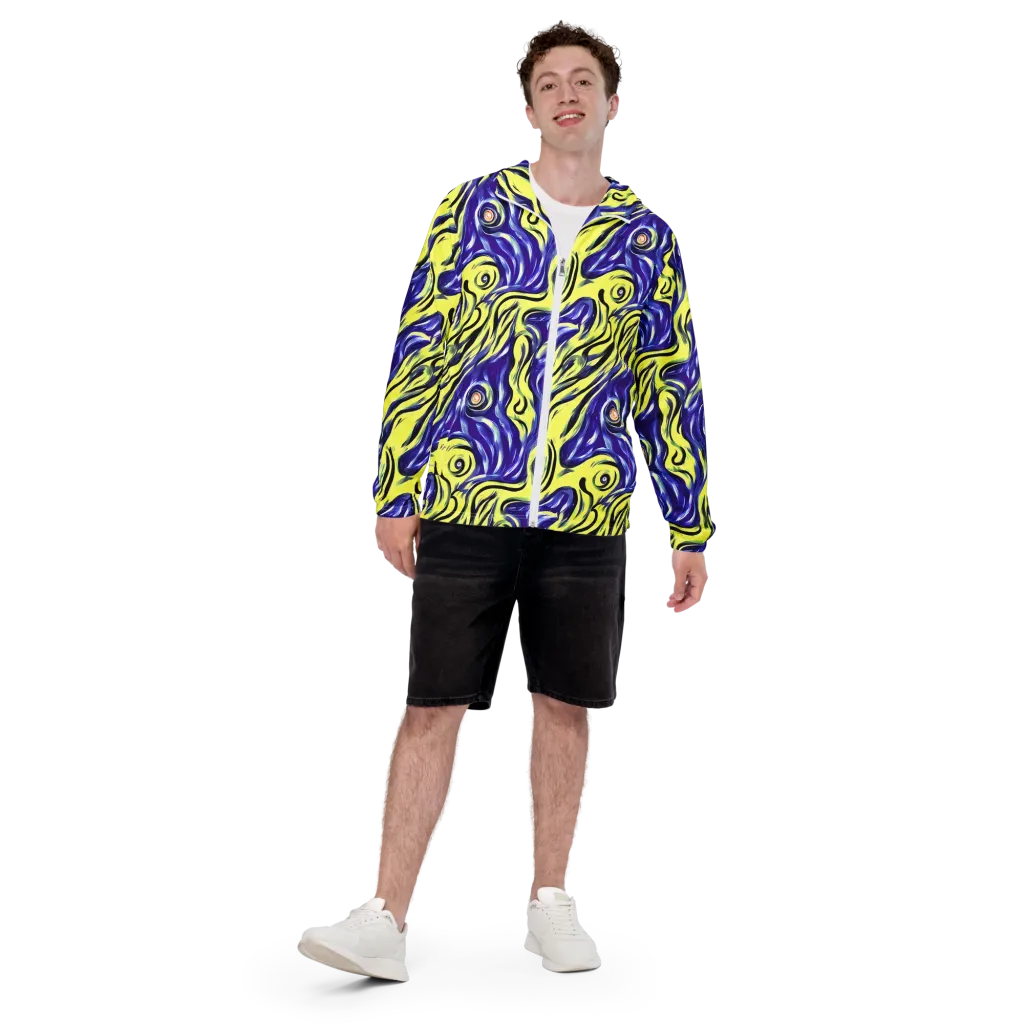 Royal Riptide on Men's Windbreaker — Front