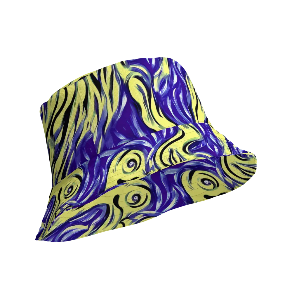 Royal Riptide on Reversible Bucket Hat — Product details Outside