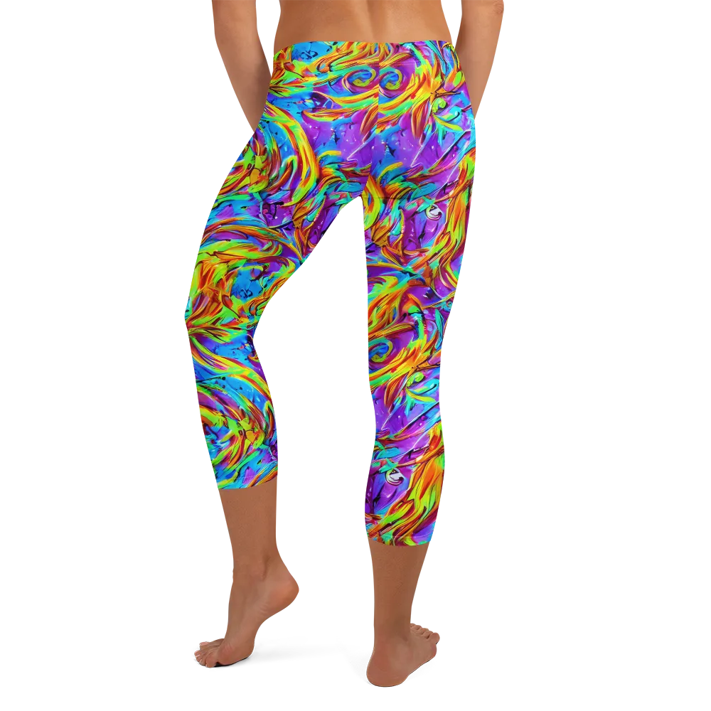 Prismquake on Capri Leggings — Back