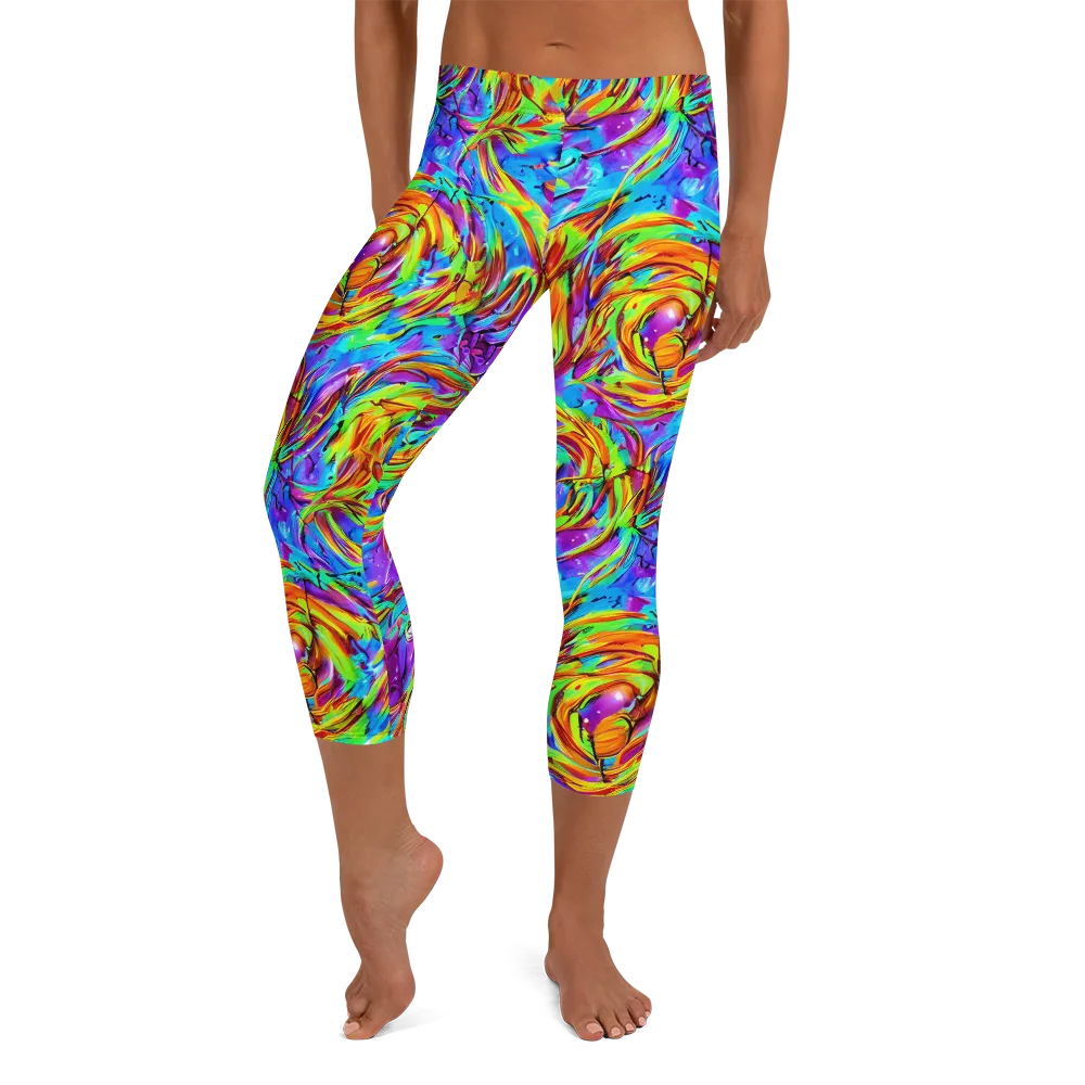 Prismquake on Capri Leggings — Front