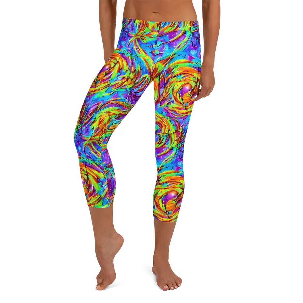 Prismquake on Capri Leggings — Front