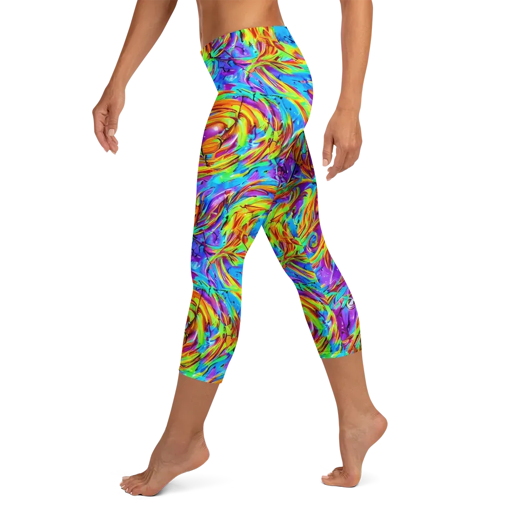 Prismquake on Capri Leggings — Left