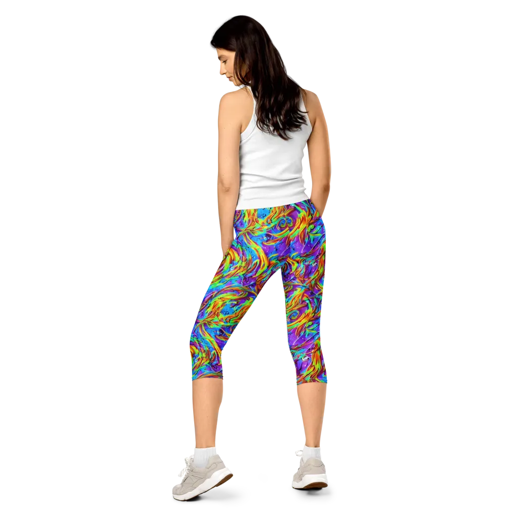 Prismquake on Capri Leggings — Back