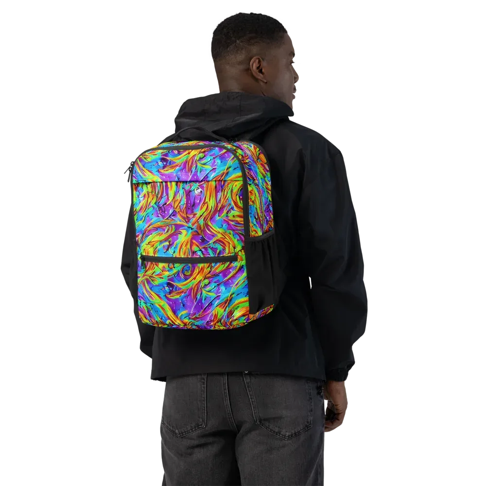 Prismquake on Utility Backpack — Back