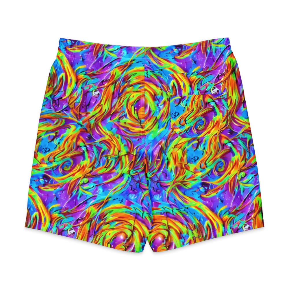 Prismquake on Men's Board Shorts — Back