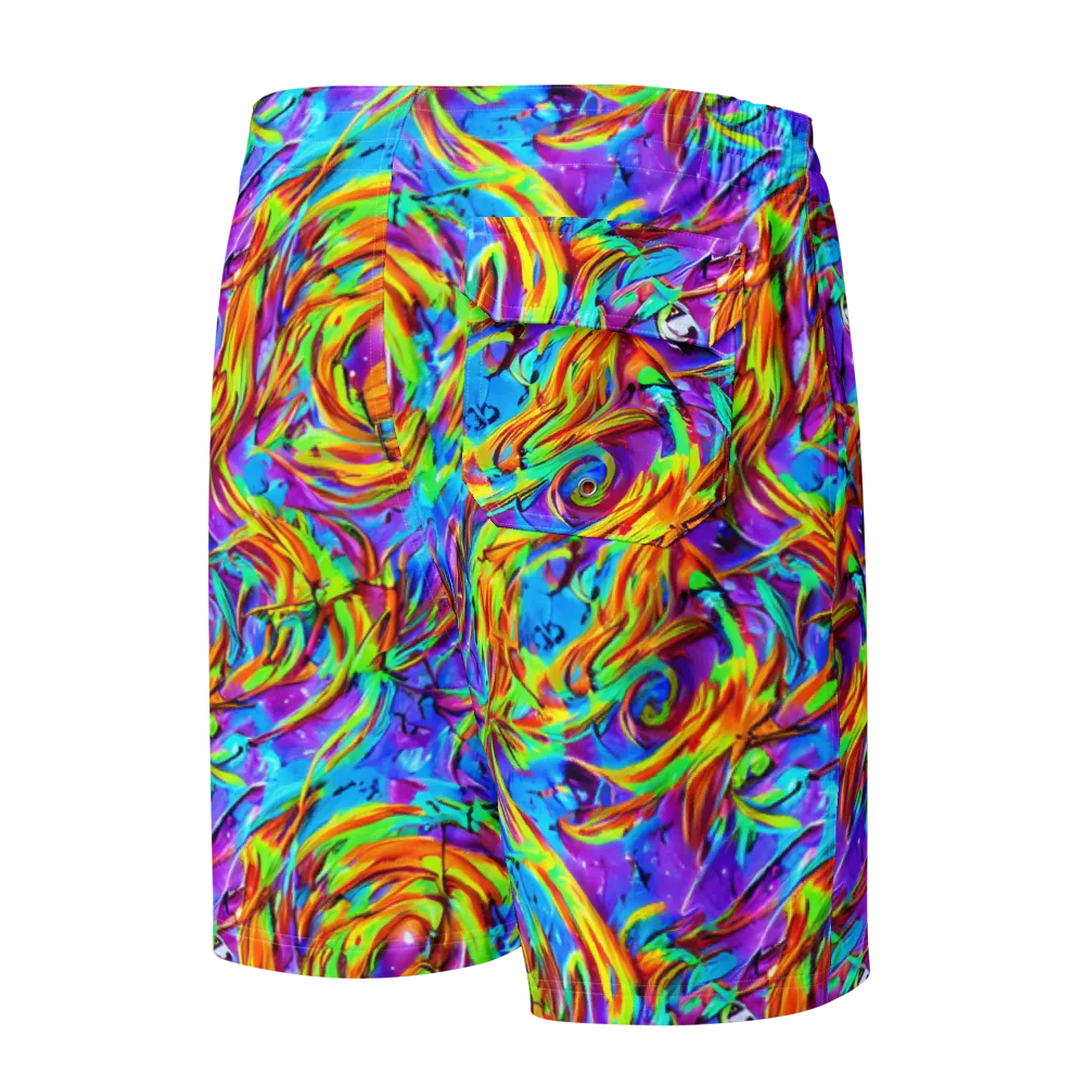 Prismquake on Men's Board Shorts — Back