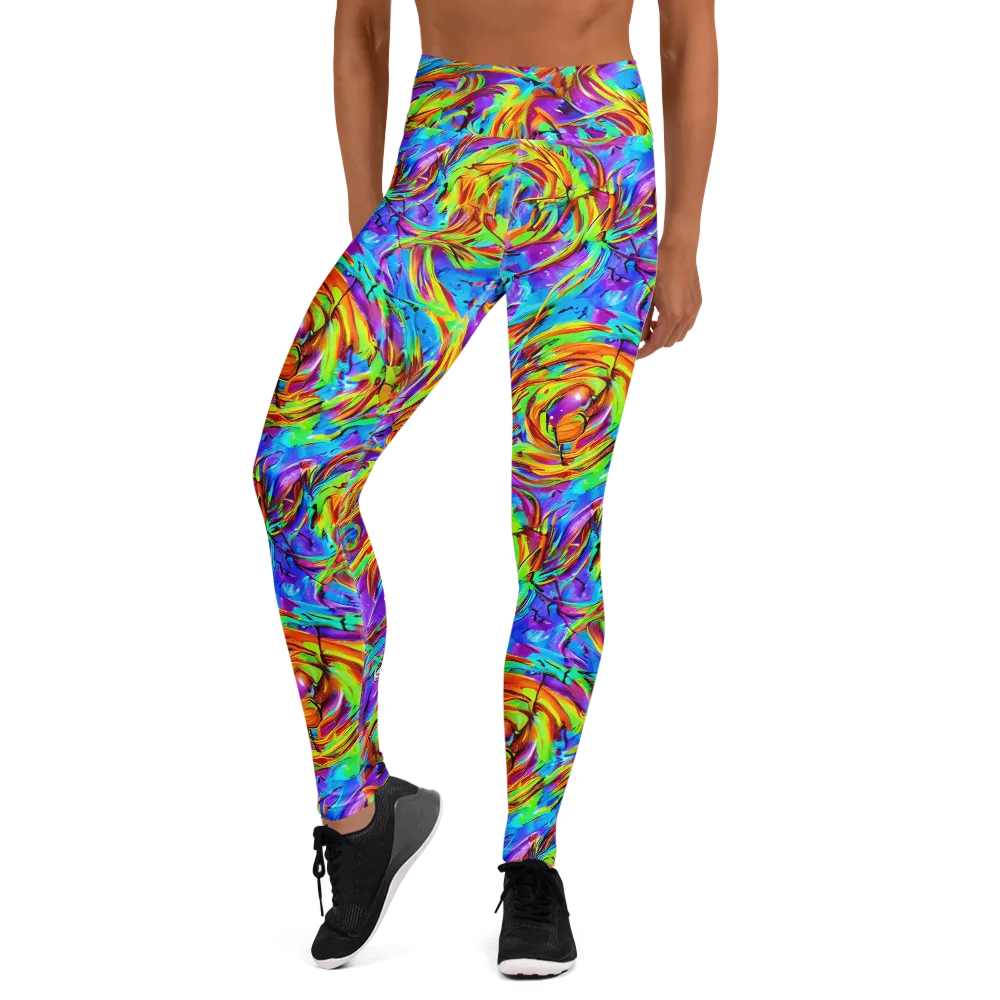 Prismquake on Yoga Leggings — Front