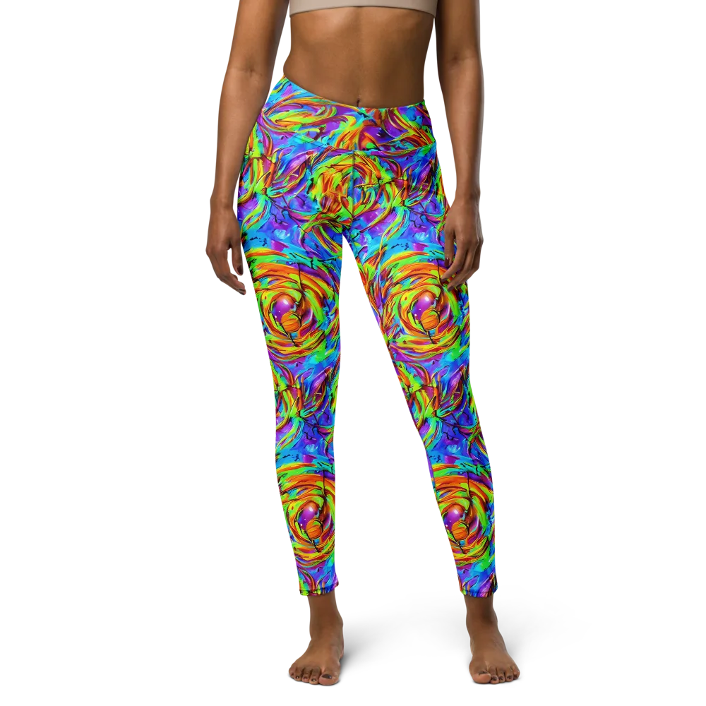 Prismquake on Yoga Leggings — Front