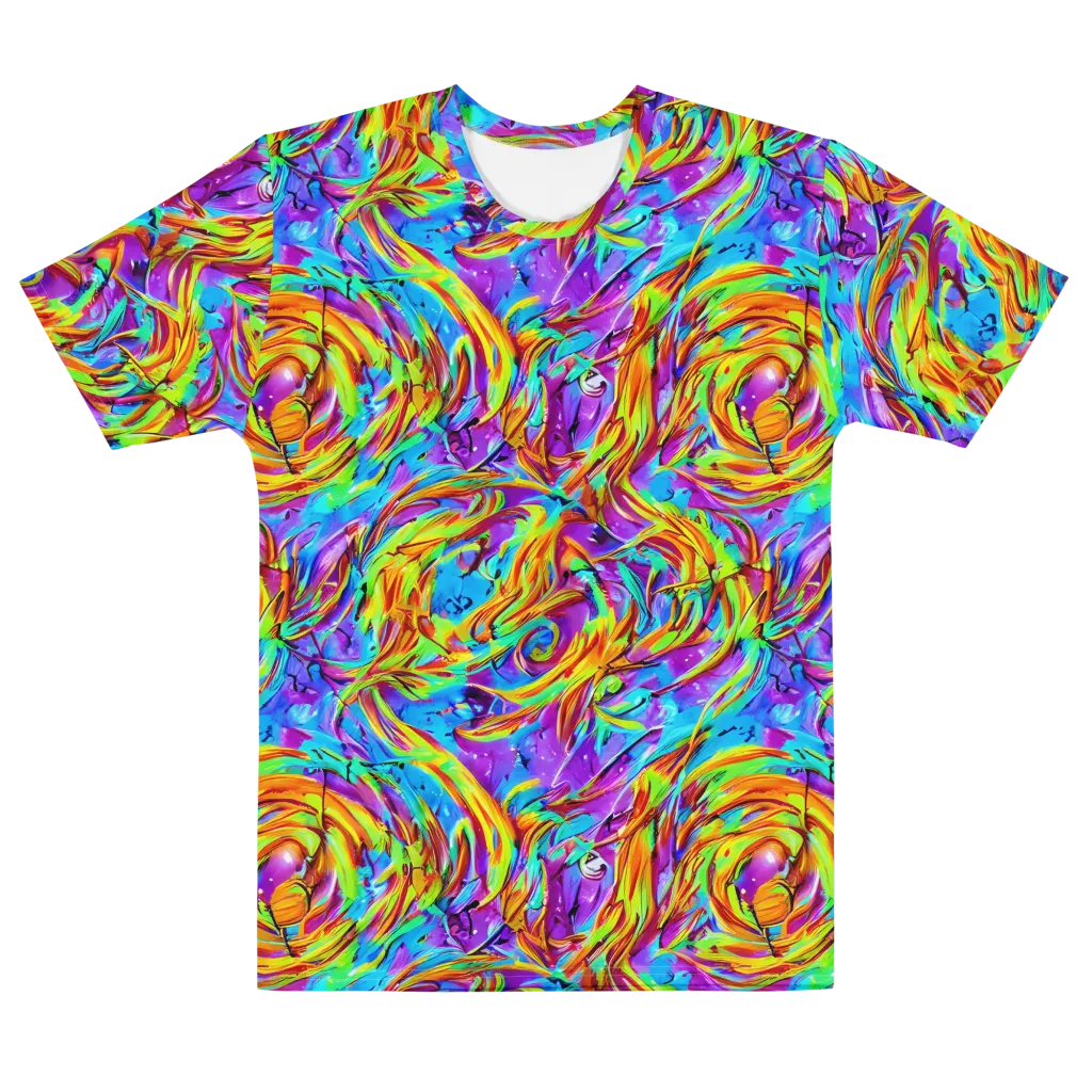 Prismquake on Men's Cotton Crew Neck T-Shirt — Front