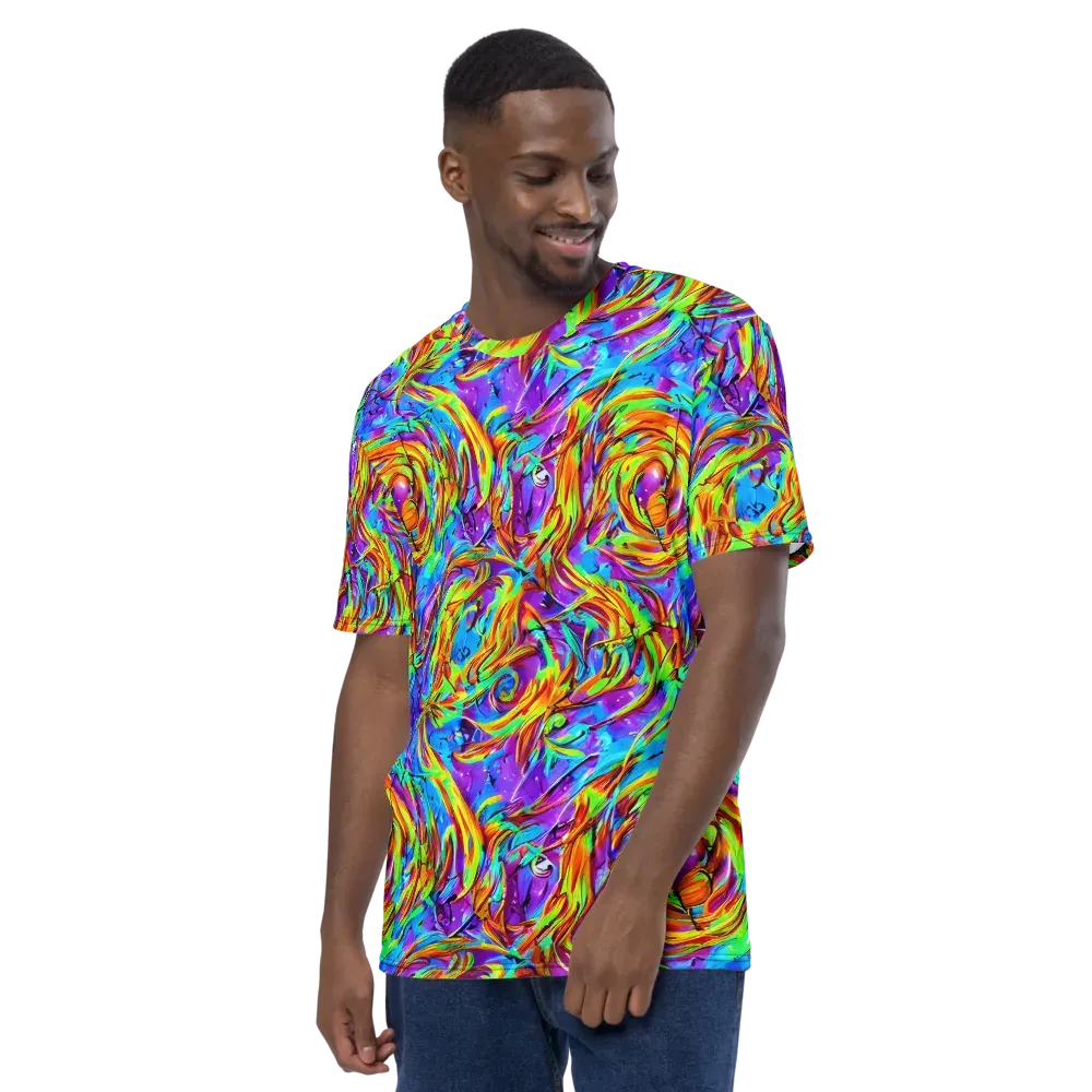 Prismquake on Men's Crew Neck T-Shirt — Left