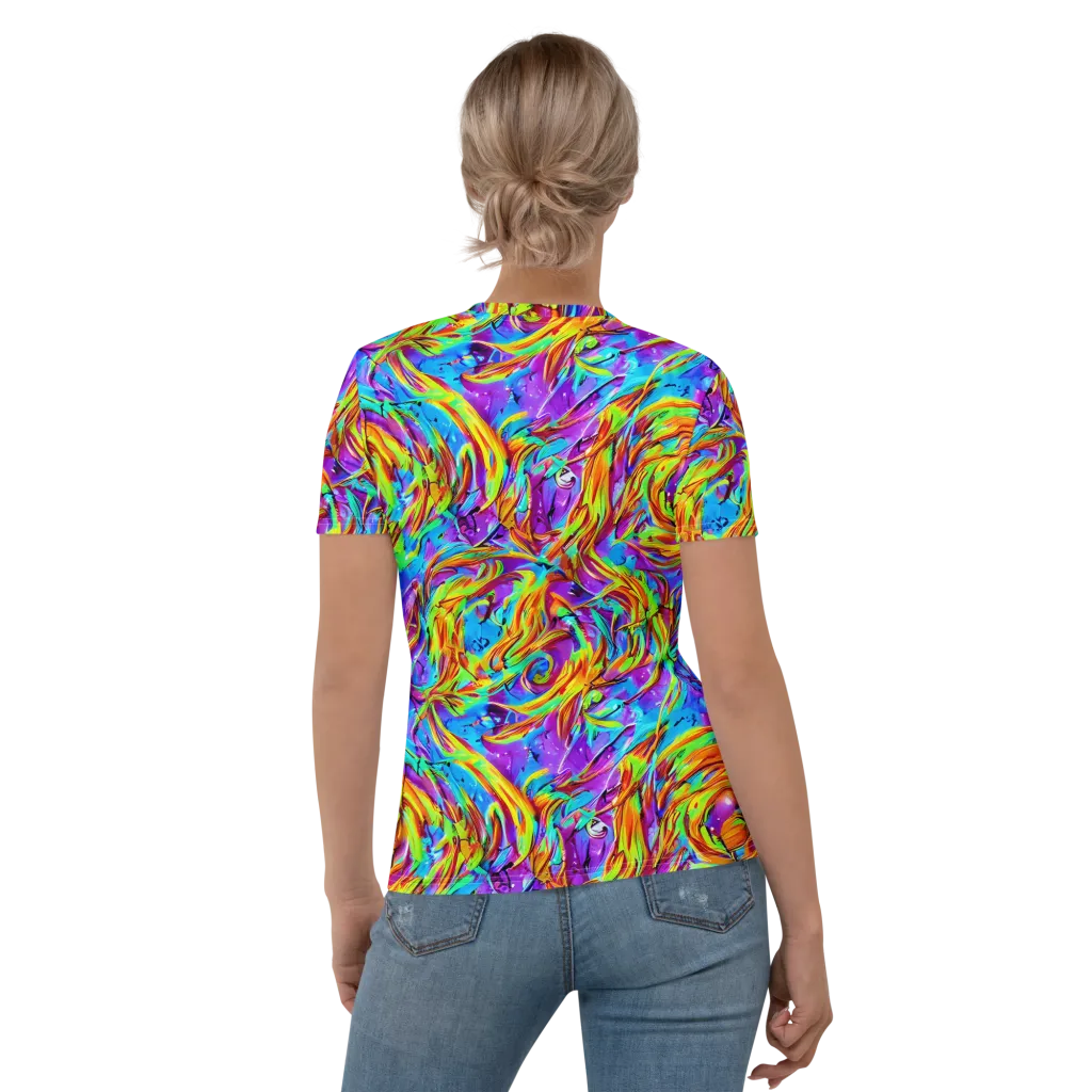 Prismquake on Women's Crew Neck T-Shirt — Back