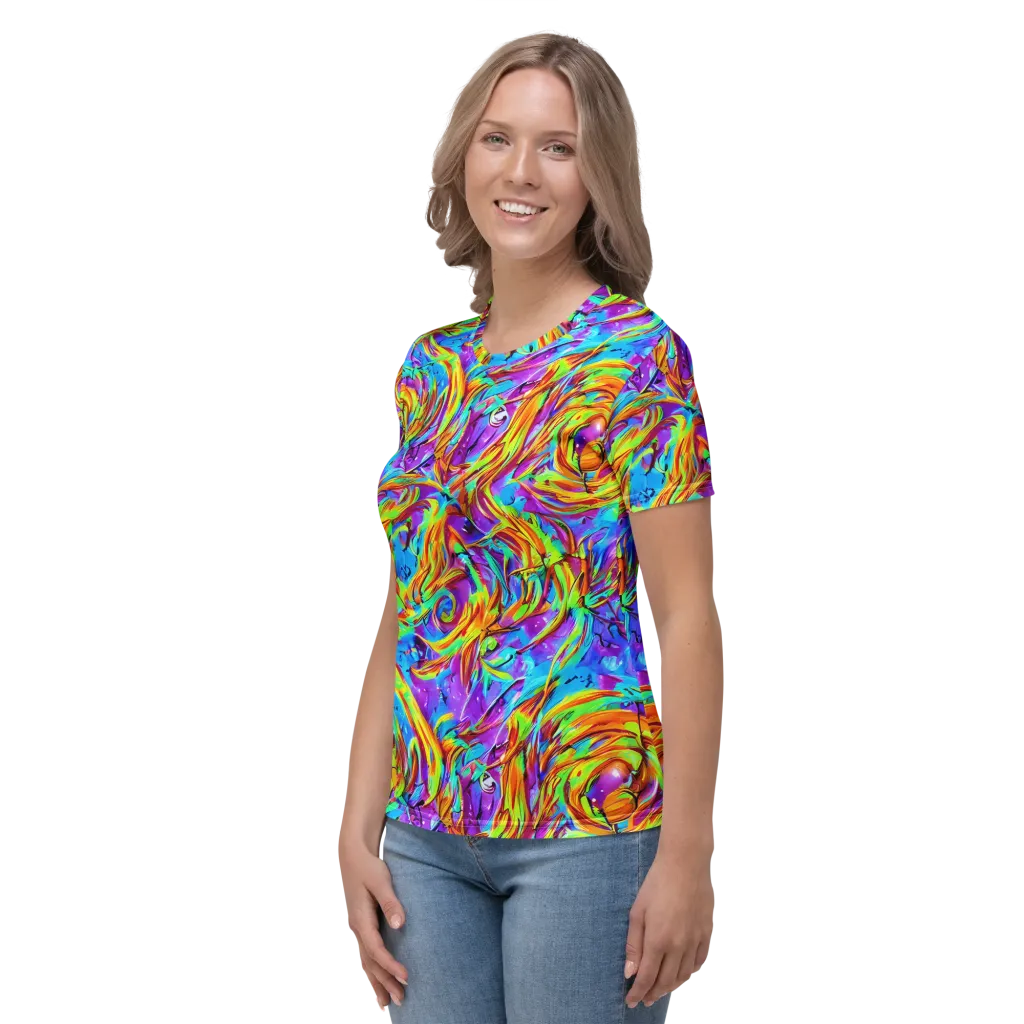 Prismquake on Women's Crew Neck T-Shirt — Left