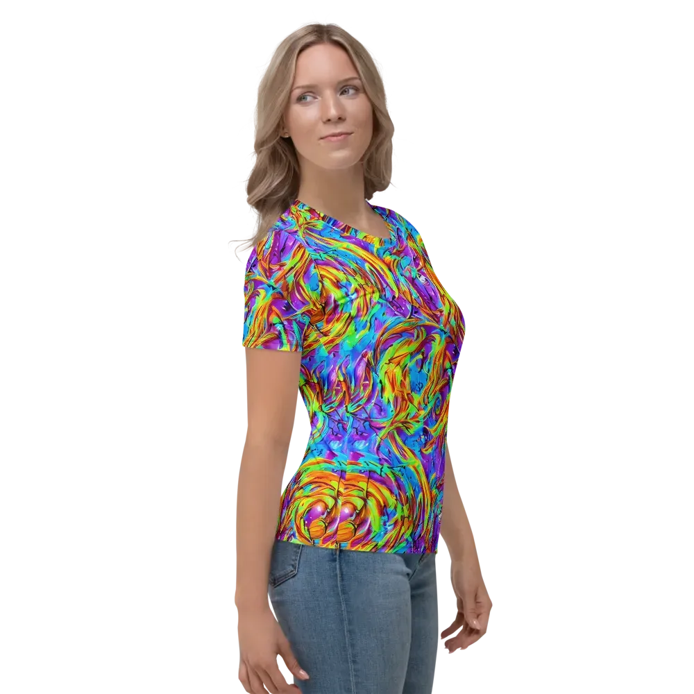 Prismquake on Women's Crew Neck T-Shirt — Right