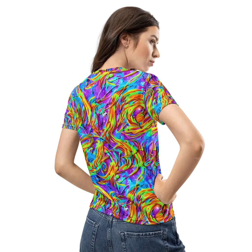 Prismquake on Women's Crew Neck T-Shirt — Back